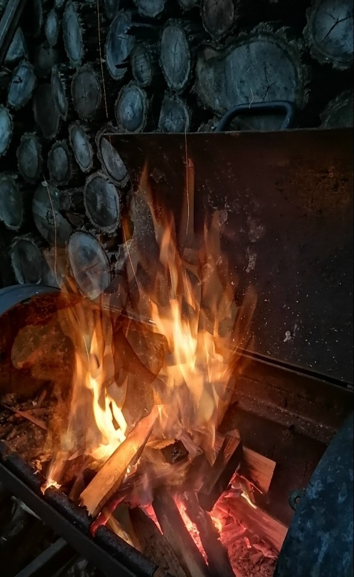 Мангал из газового баллона руками мужа