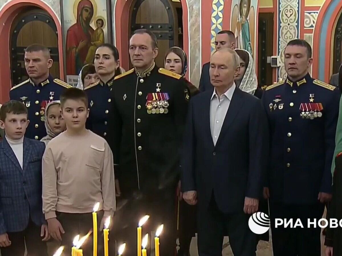    Путин поздравил православных верующих с Рождеством Христовым | © Телеграм RIA.RU