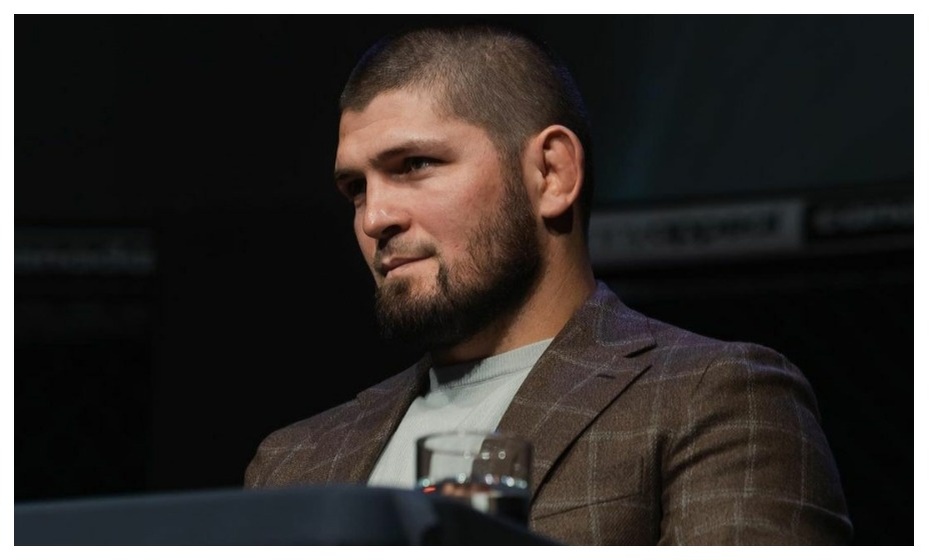    Хабиб отреагировал на дисквалификацию футболиста за поддержку Палестины. Фото: соцсети Хабиба Нурмагомедова