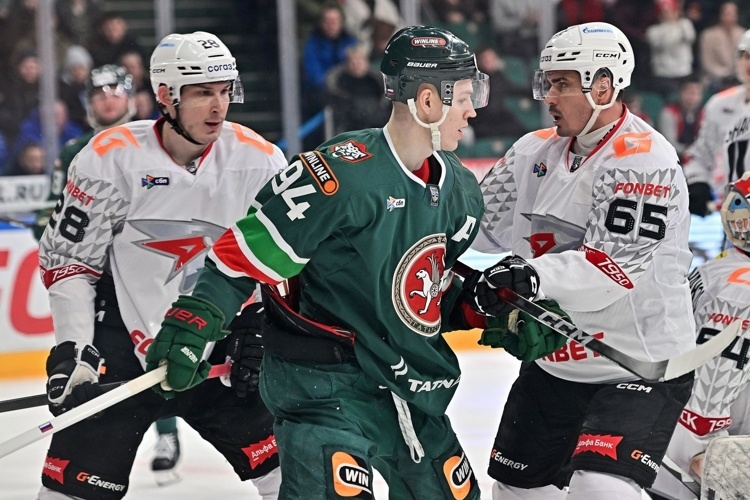    «Ак Барс» уступил «Авангарду» — 1:2.   
Фото: ak-bars.ru