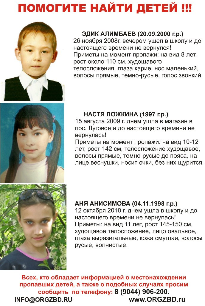 В Китае пропавших детей ищут, используя современные технологии, такие как мобильные приложения (например, система "Xunlong"), интегрированные с соцсетями и медиа, для быстрого поиска и оповещения широких ма, сотрудничая с медиа-гигантами и используя интернет-платформы.

Запущенные государством приложения (например, приложение для поиска пропавших детей при Министерстве общественной безопасности) собирают информацию и распространяют её через крупные платформы (Taobao, Baidu, Tencent) и медиа. Информация о пропавших детях моментально распространяется через партнёрские медиа-ресурсы, включая экстренные выпуски радио.

Система экстренного оповещения, возглавляемая Министерством Общественной Безопасности имеет сходство с Amber Alert - системой экстренного транслирования информации о похищенных детях в США.

В распоряжении полиции Китая оперативно появляется информация о пропавшем ребенке, а именно его фотографии и приметы, предоставленные системой. Новое приложение и уникальная система поиска были разработаны компанией Alibaba (гигантом в сфере электронной коммерции). После инцидента с похищением информация может быть опубликована в Sina Weibo – китайском сервисе микроблогов.
Ранее область распространения информации о пропавших детях была ограничена лишь той зоной, где произошло похищение и не была никак оперативно представлена в интернете, однако теперь постоянно обновляемая информация доступна и в киберпространстве. Это является более эффективным и быстрым способом нахождения пропавших детей.

В течение 1 часа после исчезновения информация транслируется на расстояние 100 км от места похищения, а по истечении 3-х часов – на 500 км.

С 2016 года!