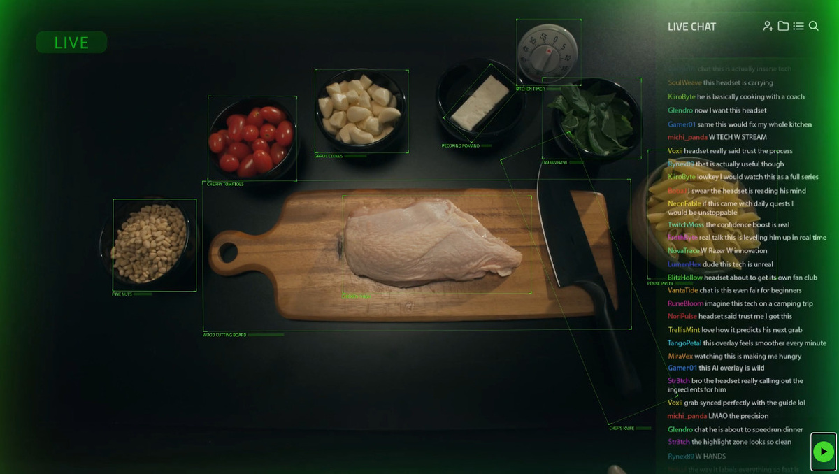    Razer анонсировала игровую гарнитуру с двумя камерами и поддержкой ChatGPT