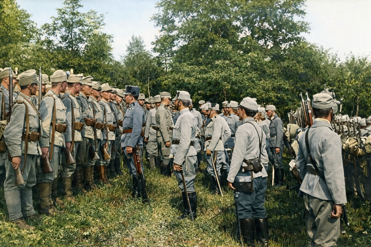 Эрцгерцог Карл с Украинским легионом, 1915