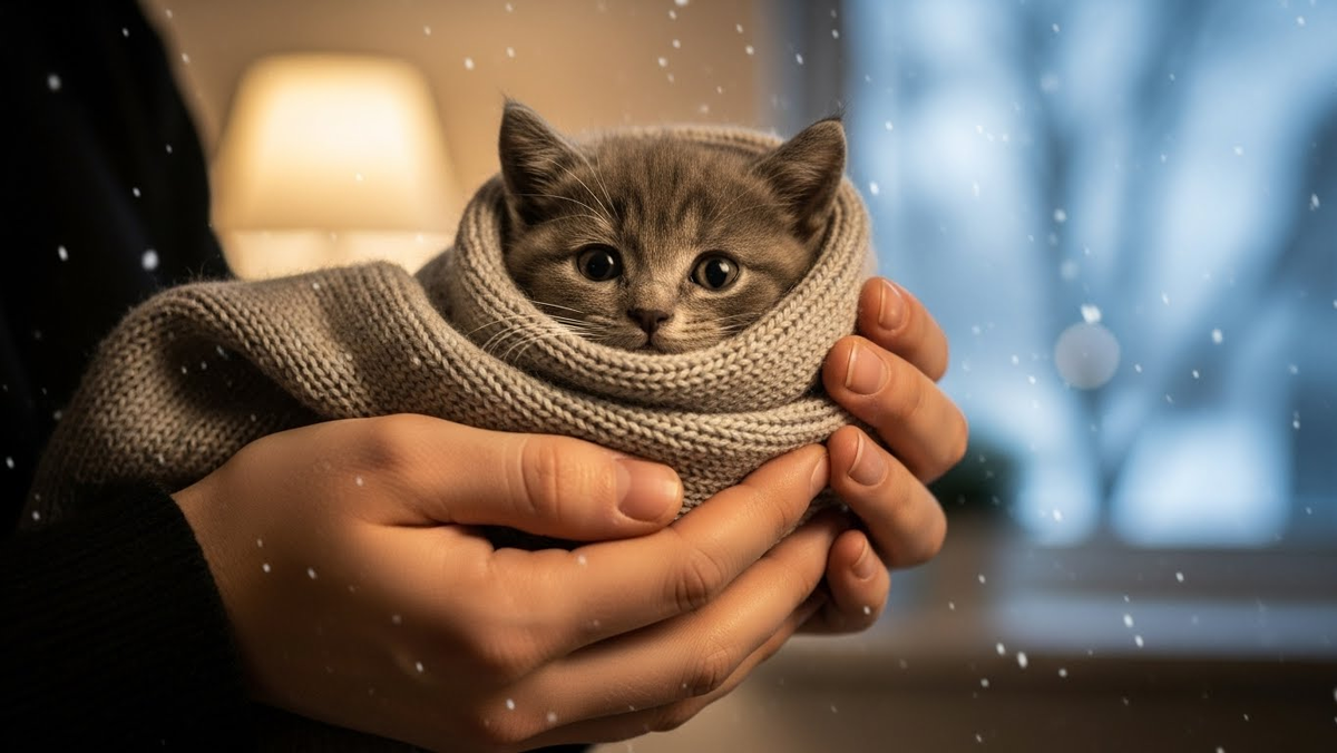 Иногда чудо приходит не с неба, а мяукает из картонной коробки у мусорных баков.