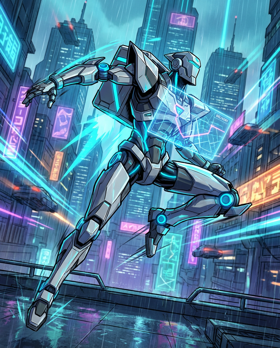 Стиль: Hand-drawn аниме эстетика Studio MAPPA