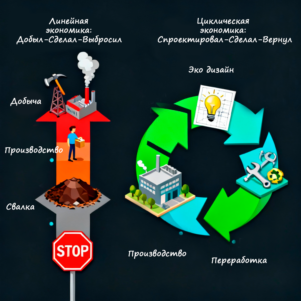  СТАТЬЯ 6: Переход от линейной к циклической экономики.