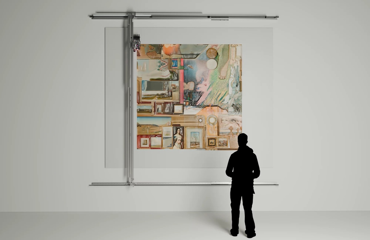     Работы первой в истории аукционной продажи произведений искусства, созданных нейросетью.    
 Фото: пресс-служба Christie’s