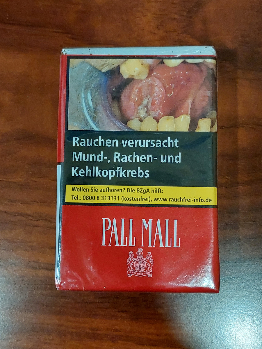 Pall Mall Rot ohne Filter