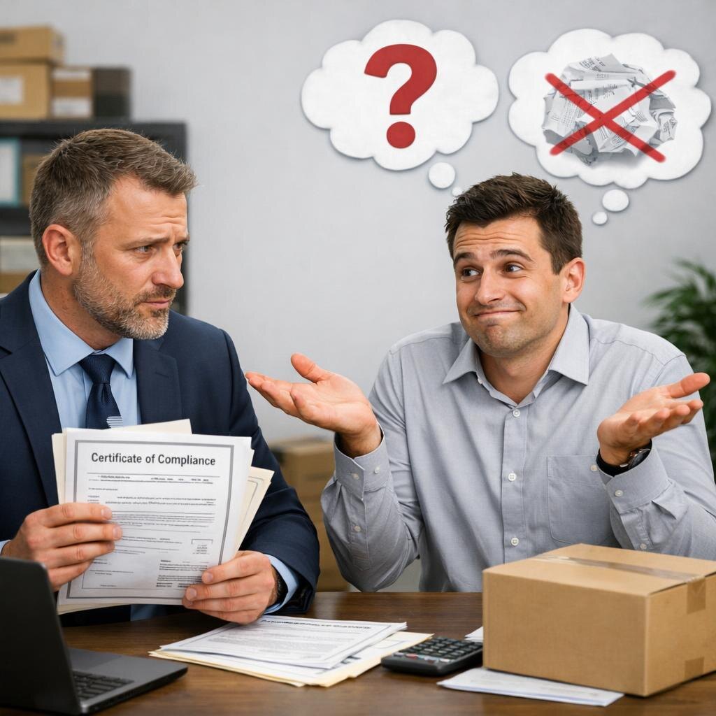 Маркетплейс запросил сертификат на товар