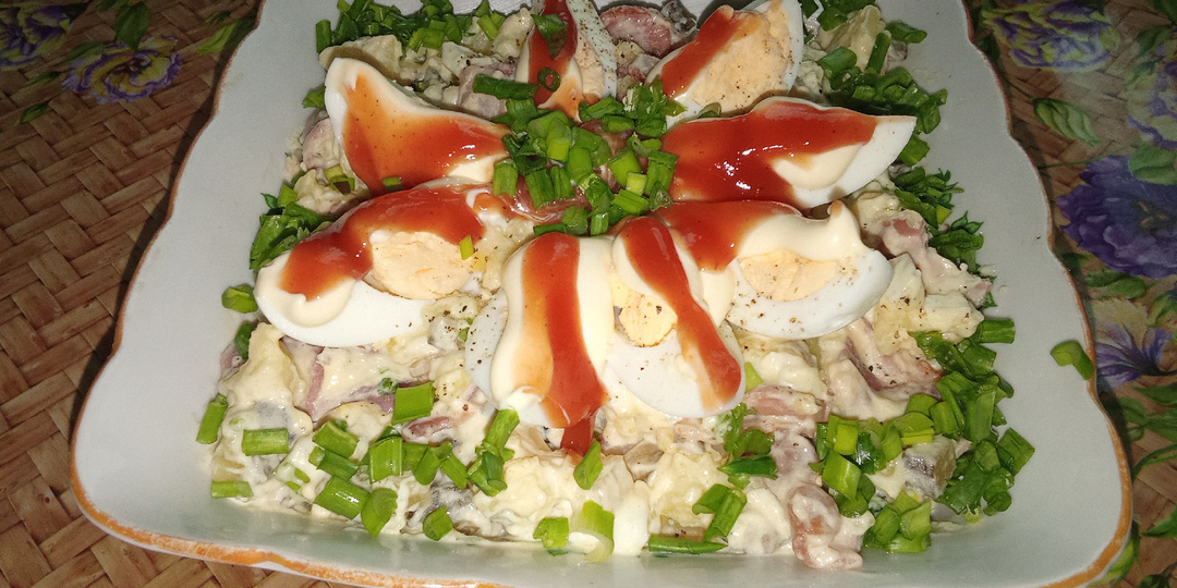 Немецкий салат немного на русский манер.