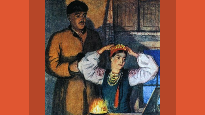 иллюстрация М.Родионова, 1952.