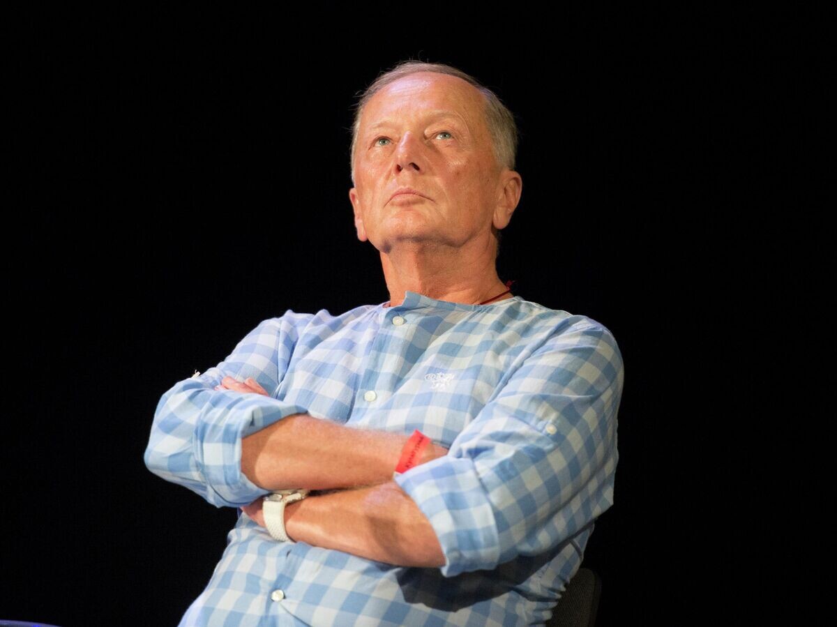    Писатель-сатирик Михаил Задорнов на творческом вечере поэта Евгения Евтушенко в Культурном центре ЗИЛ в Москве | © РИА Новости / Евгений Биятов