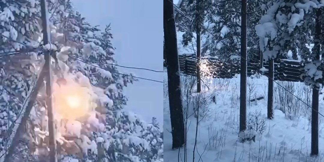 Электрические провода искрили и горели в поселке Прионежского района