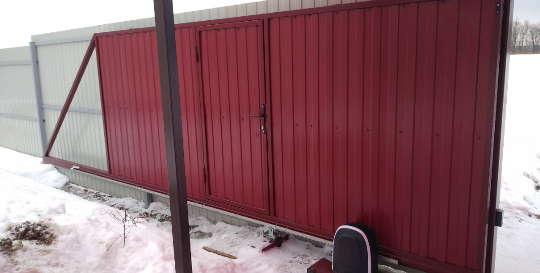 Привод откатных ворот не тянет зимой? Мастер раскрыл секрет