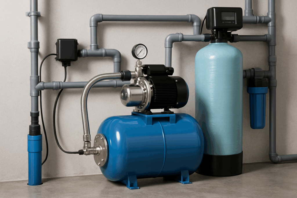    устранение слабого напора воды protrubi