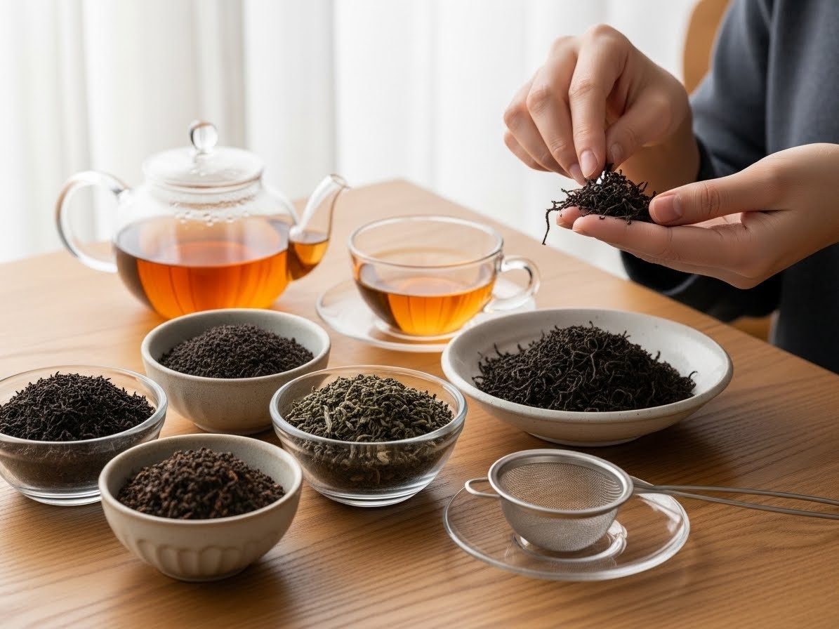 Человек выбирает хороший чай