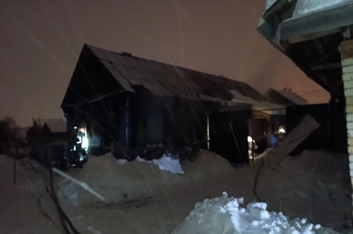    В Лунинском районе Пензенской области сгорел дом, погибли три человека