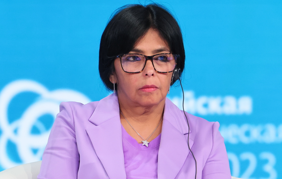    Исполняющая обязанности президента Венесуэлы Делси Родригес  Софья Сандурская/ТАСС