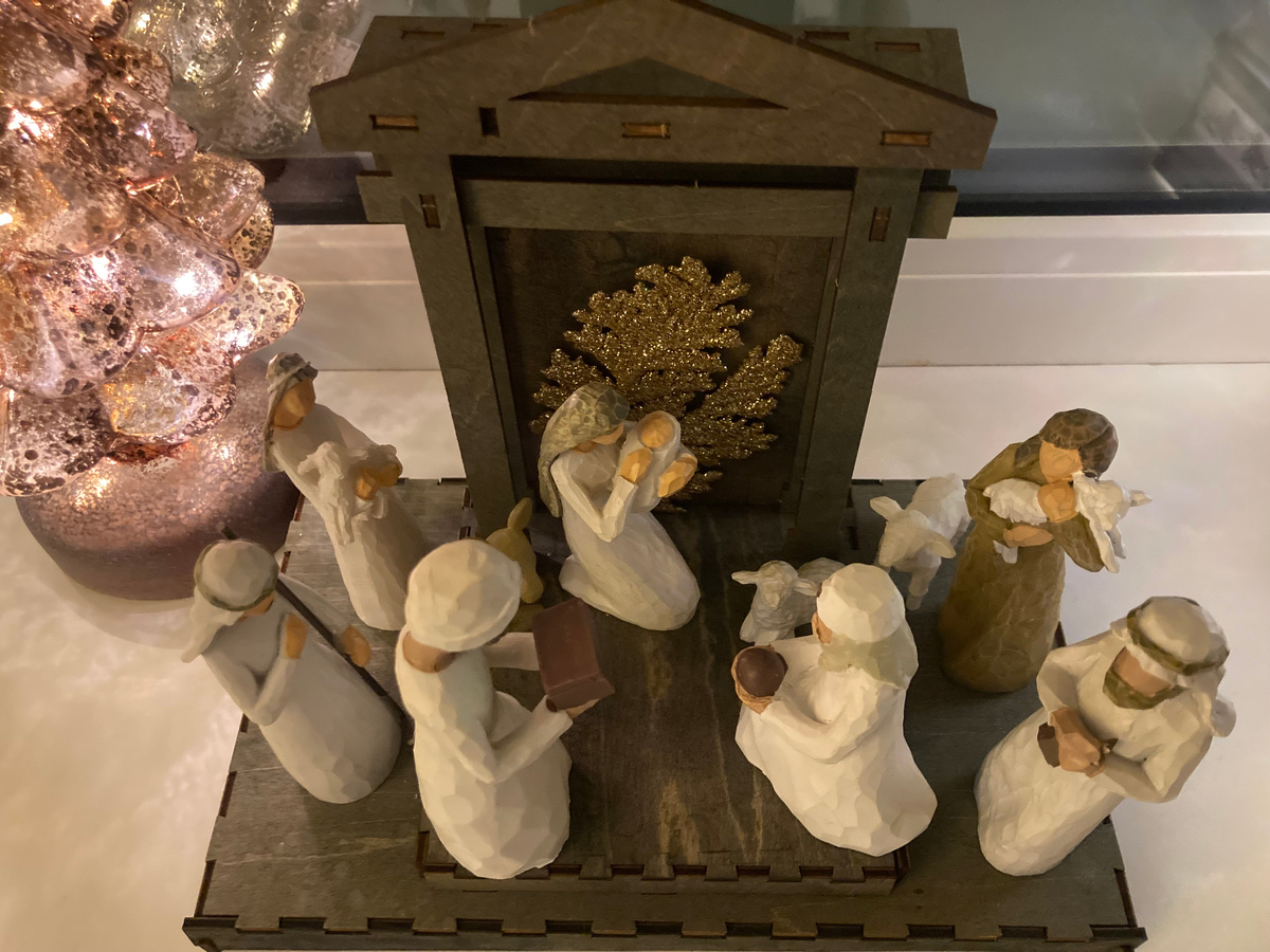 маленький рождественский верте на моем окне