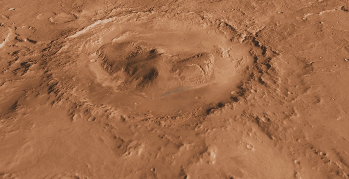    Когда-то кратер Гейла был озером.