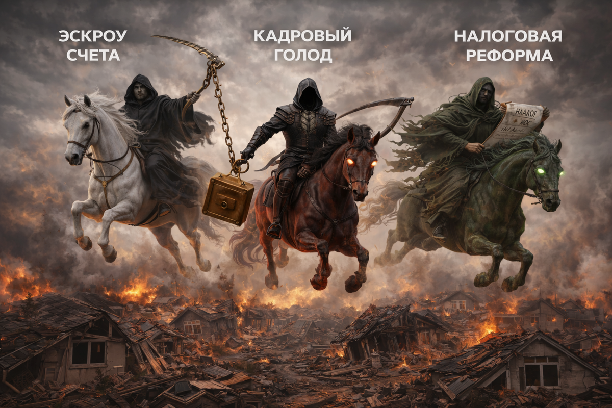 3 всадника Апокалипсиса в ИЖС