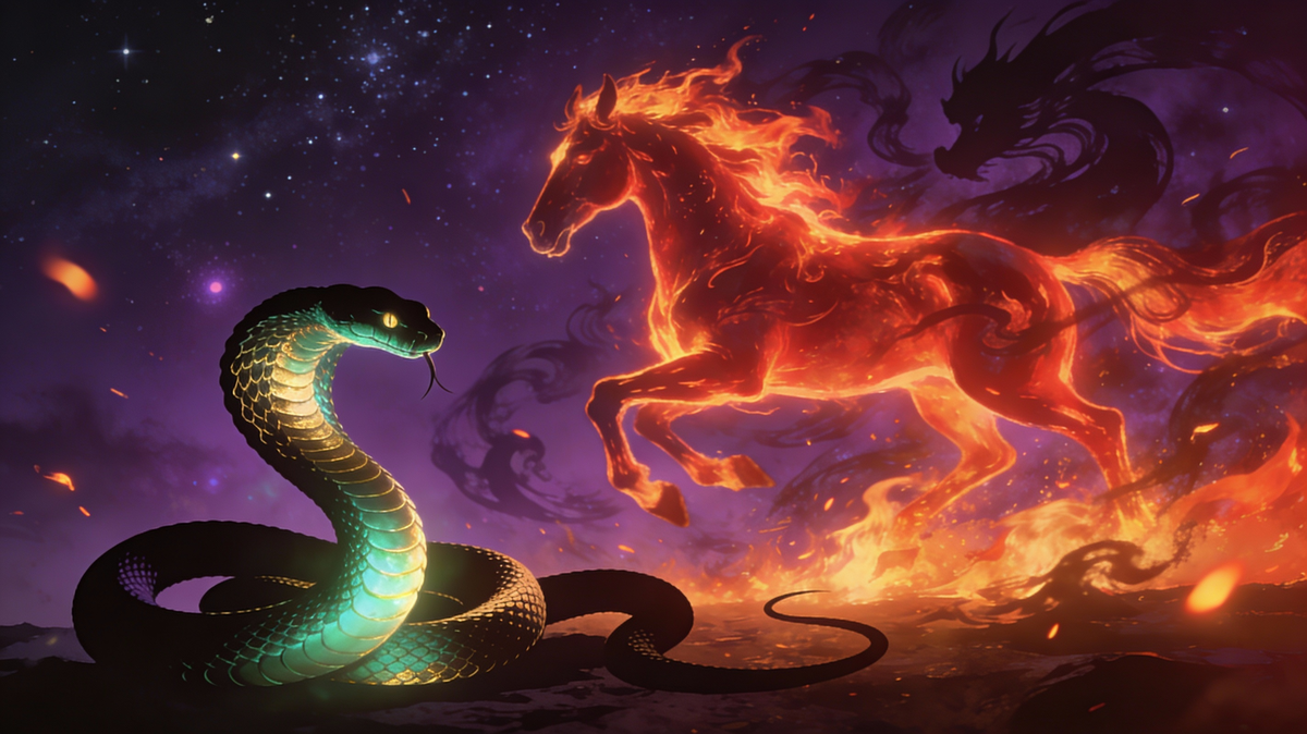 Мистическая дуэль: Змея против Лошади