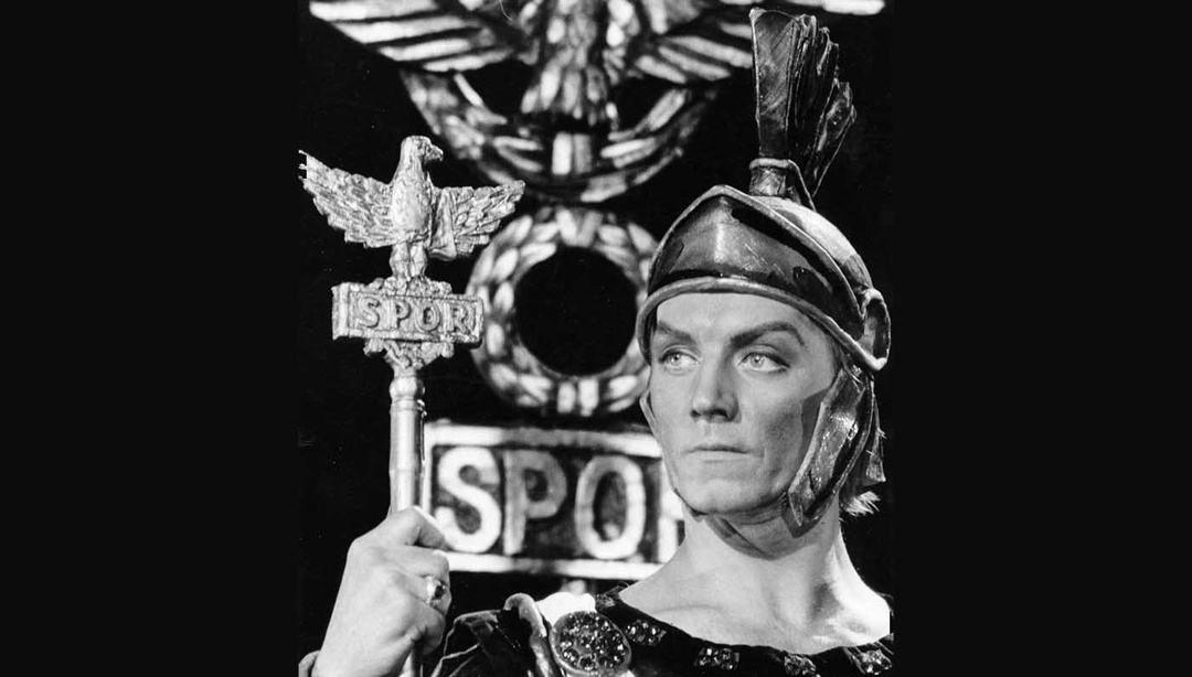 Марк Лициний Красс в исполнении Мариса Лепы в фильме-балете "Спартак"