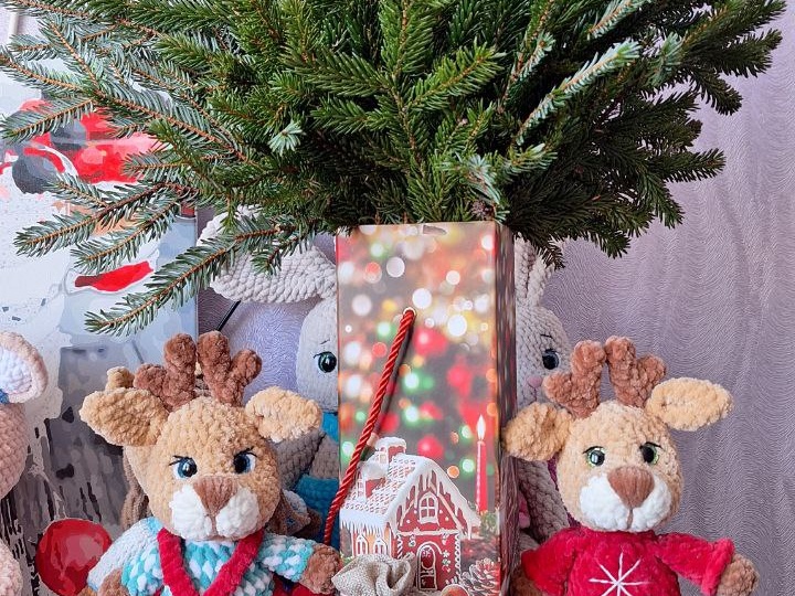 Рождественские олени🎄🙏🦌