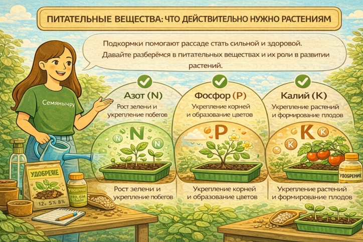 Баланс макро- и микроэлементов — залог здоровых растений