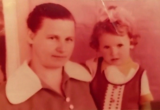 Я с мамой, мне 3 годика.