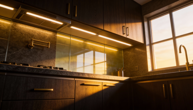    Подсветка под шкафами на кухне: нужен ли свет? Александр