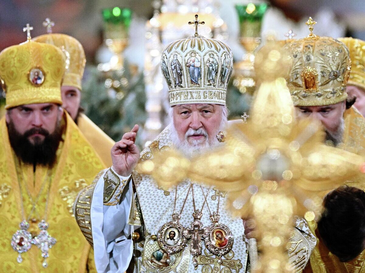    Рождественское богосулжение в храме Христа Спасителя в Москве | © РИА Новости / Сергей Бобылев