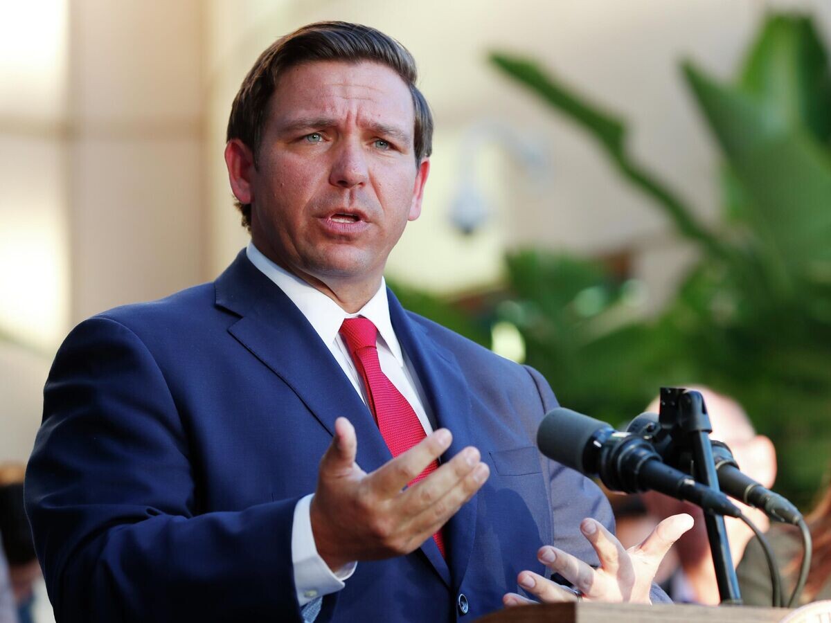    Губернатор Флориды Рон Десантис | © AP Photo / Wilfredo Lee