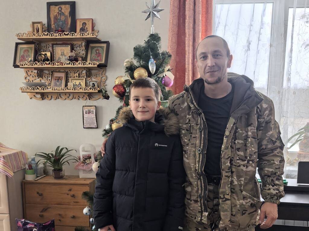     Руслан Костенко с Пашей / Фото: личный архив Руслана Костенко