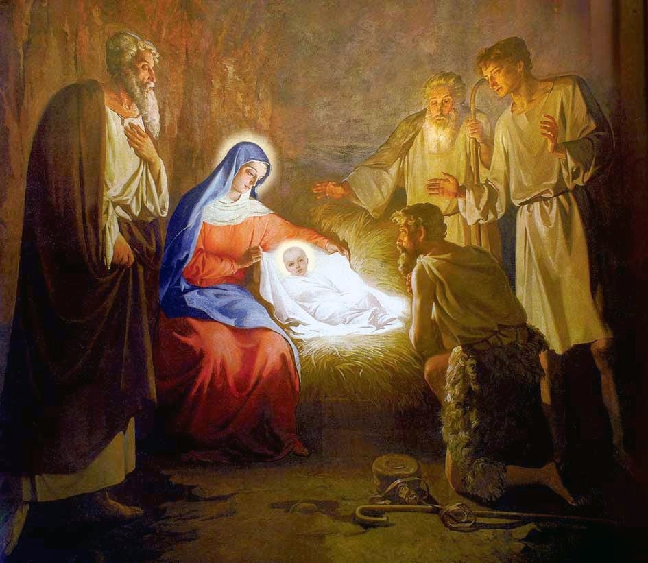 В. П. Верещагин  "Рождество Христово". 1875-1880