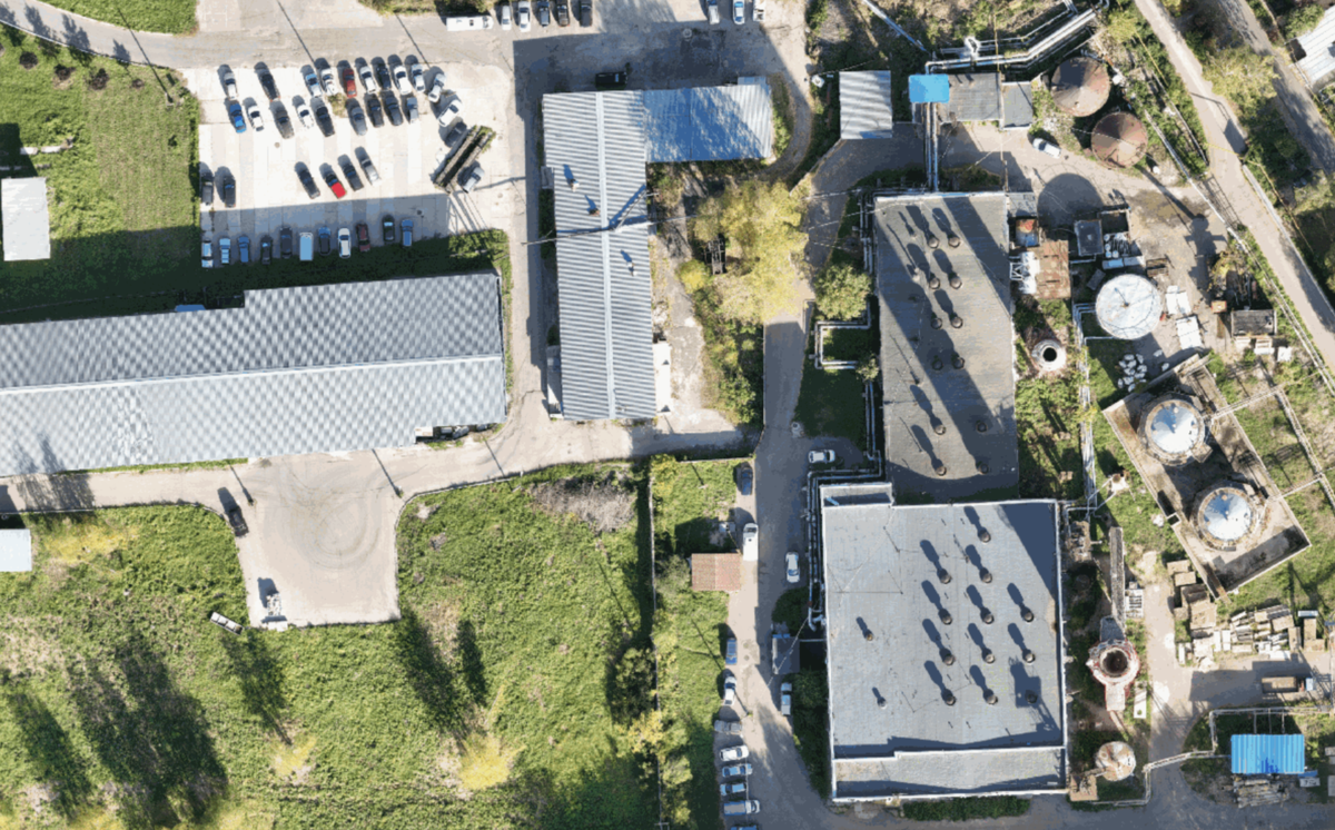 Рисунок 1 – Фрагмент ортофотоплана в точке «А»