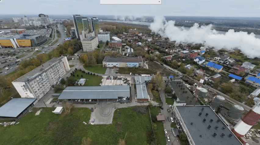 Рисунок 3.2 – Фрагмент панорамного снимка в точке «А» (прокрутка)