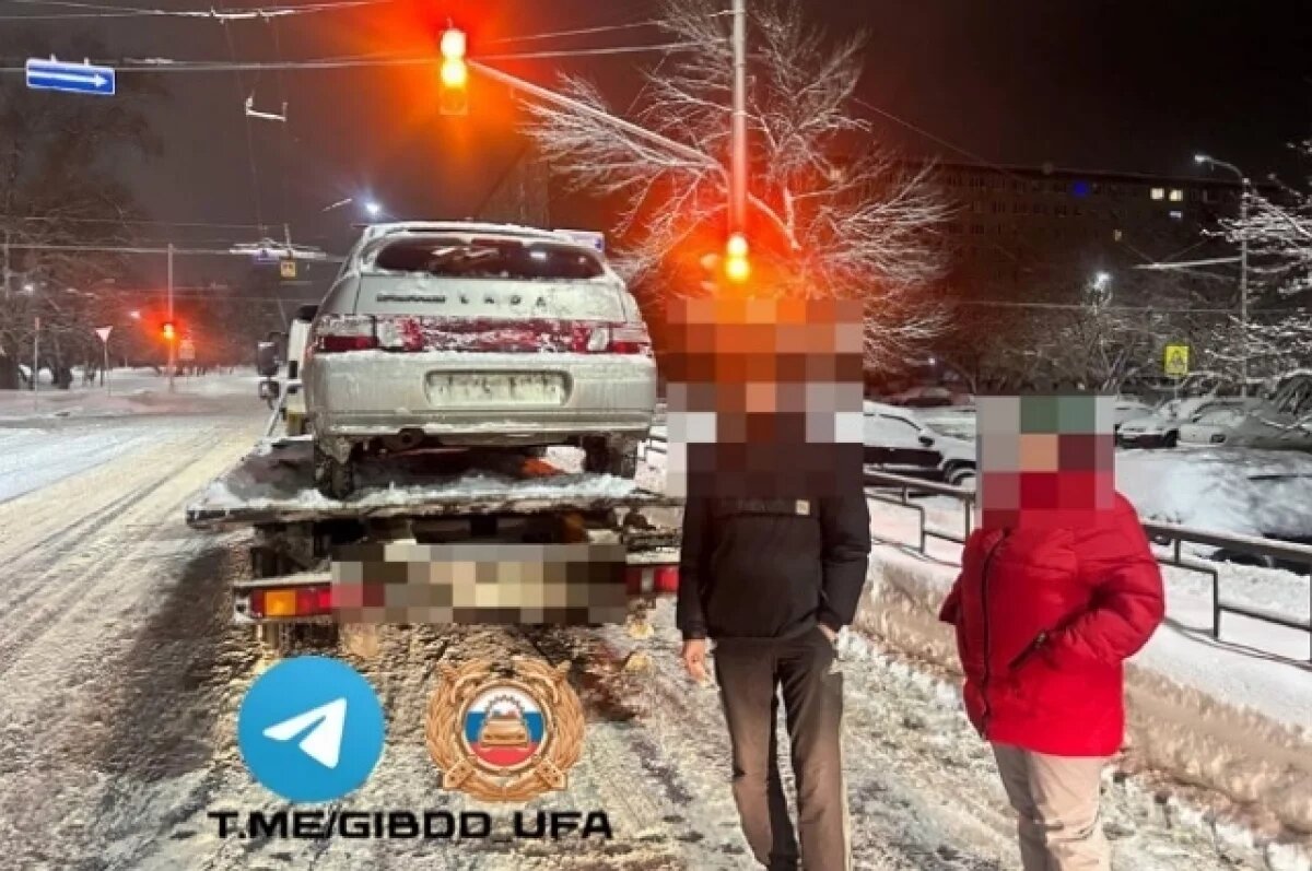    По улицам Уфы разъезжал пьяный студент колледжа без прав