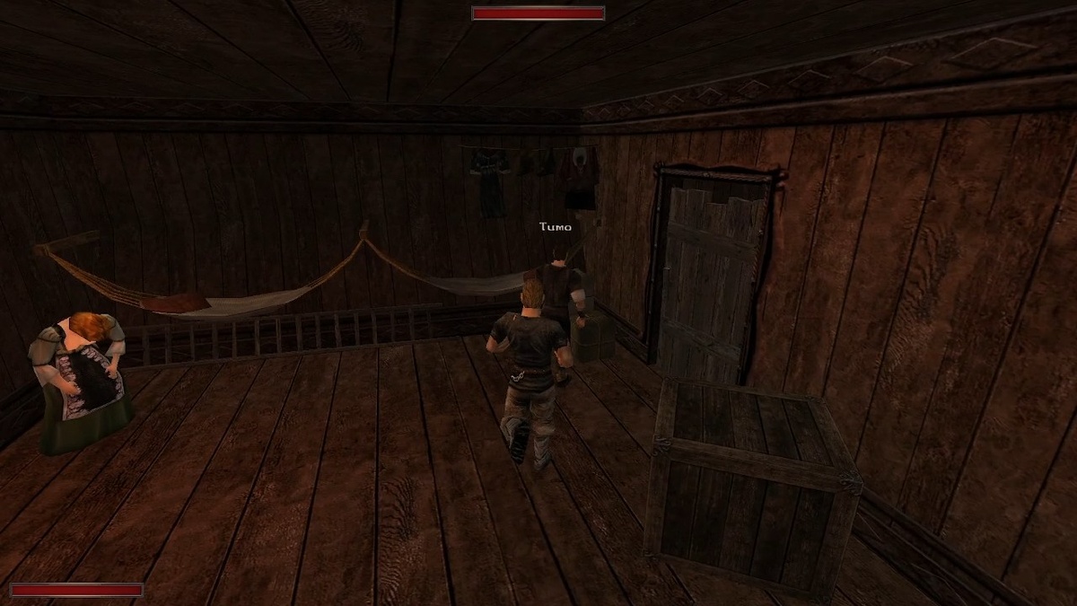 Тимо потерял свой кампас которым должен был заплатить за наш проезд, и усердно его ищет.