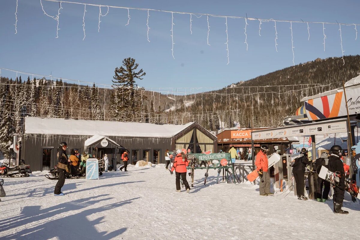 Сектор Е, Шерегеш, подъёмник "Стрела Шории"