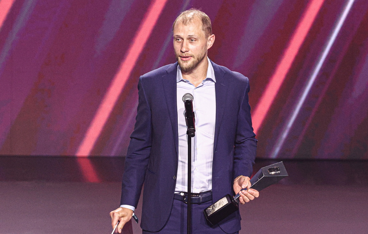    Форвард "Шанхай Дрэгонс" Илья Каблуков  Софья Сандурская/ТАСС