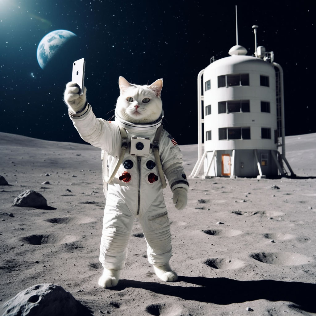 Селфи на фоне земли