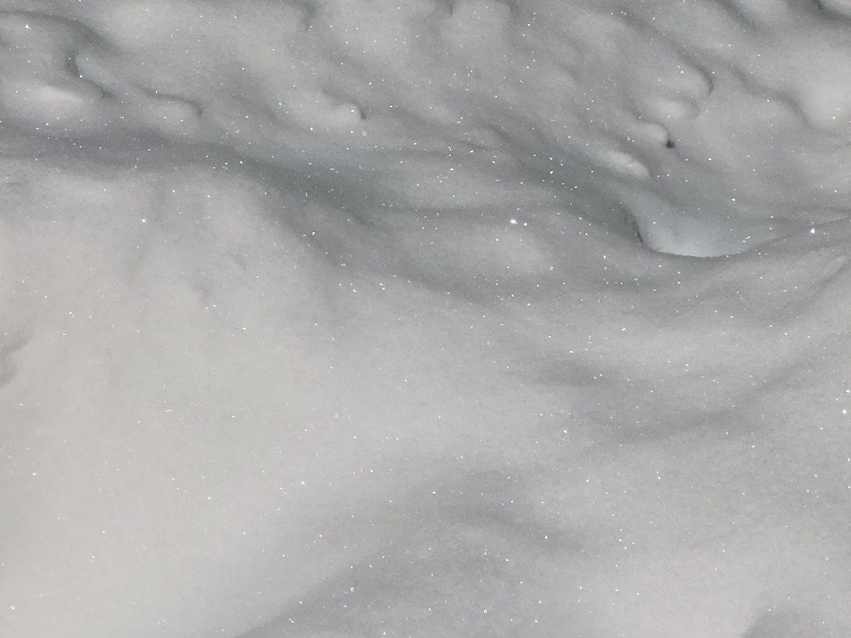 Вглядитесь - виден блеск на снегу.