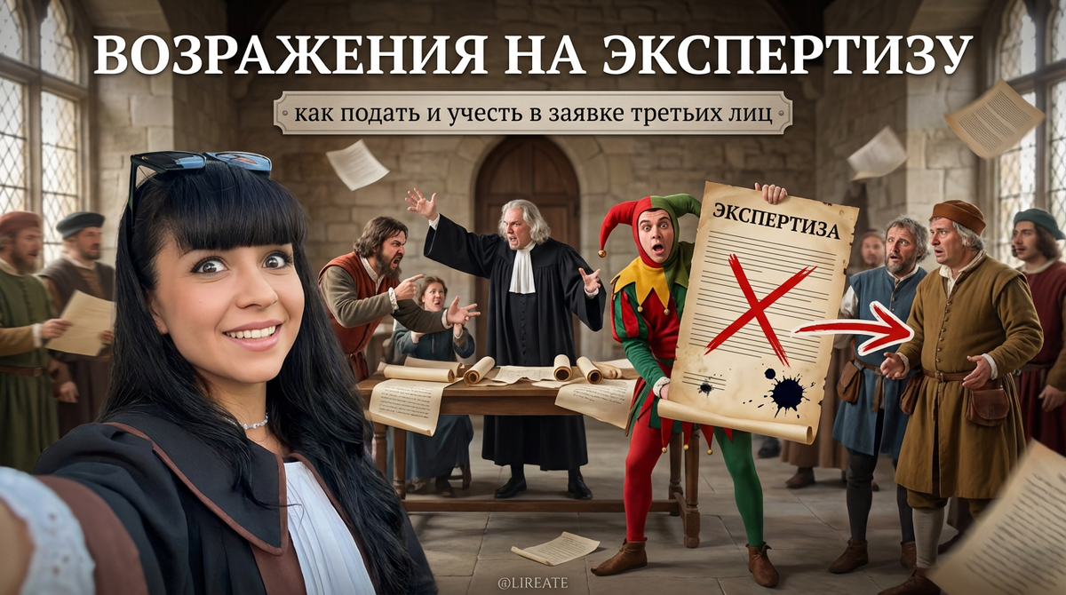    Возражения на экспертизу: советы по подаче и учету Лирейт