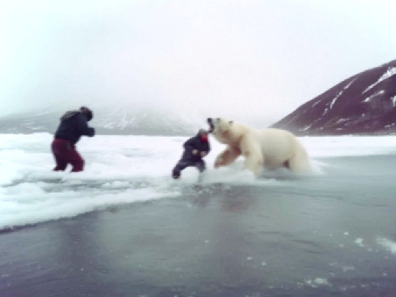 Испортил рыбалку, но все остались живы