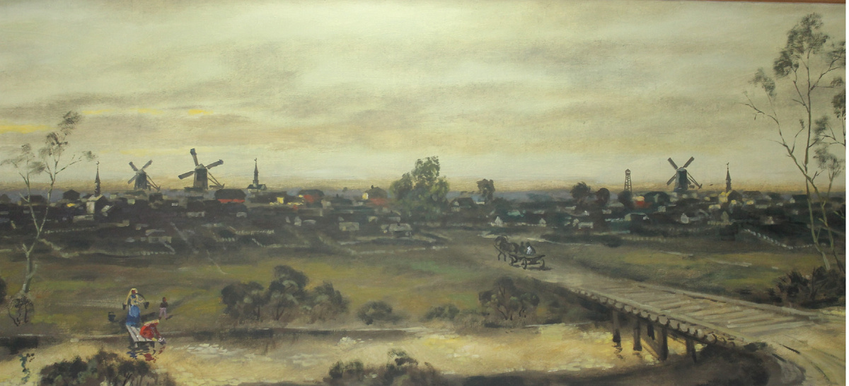 Старое Шаймурзино. Худ.  Ш. Шайдуллин. Из экспозиции краеведческого музея с. Ст. Шаймурзино.