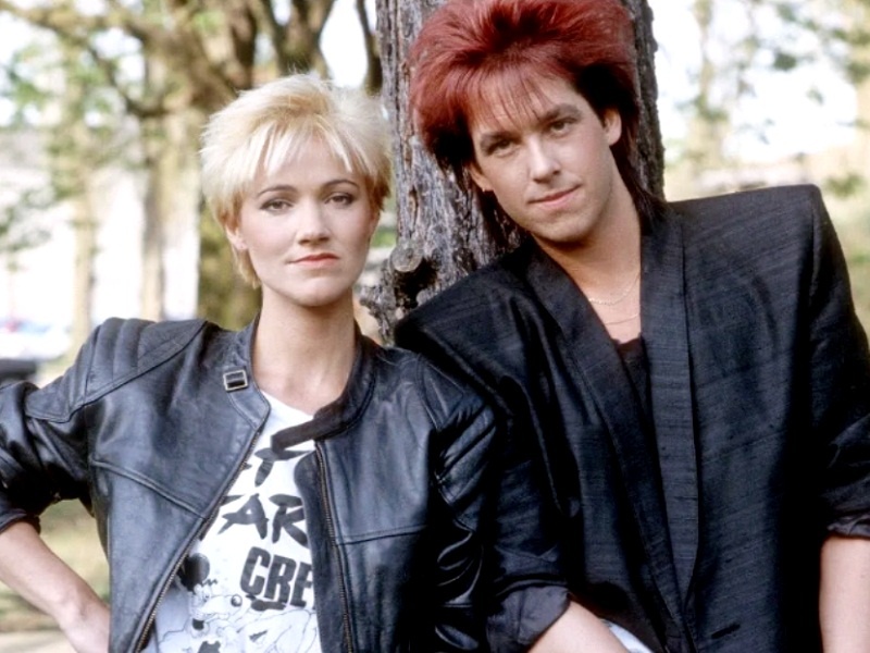 Молодые Мари Фредрикссон и Пер Гессле