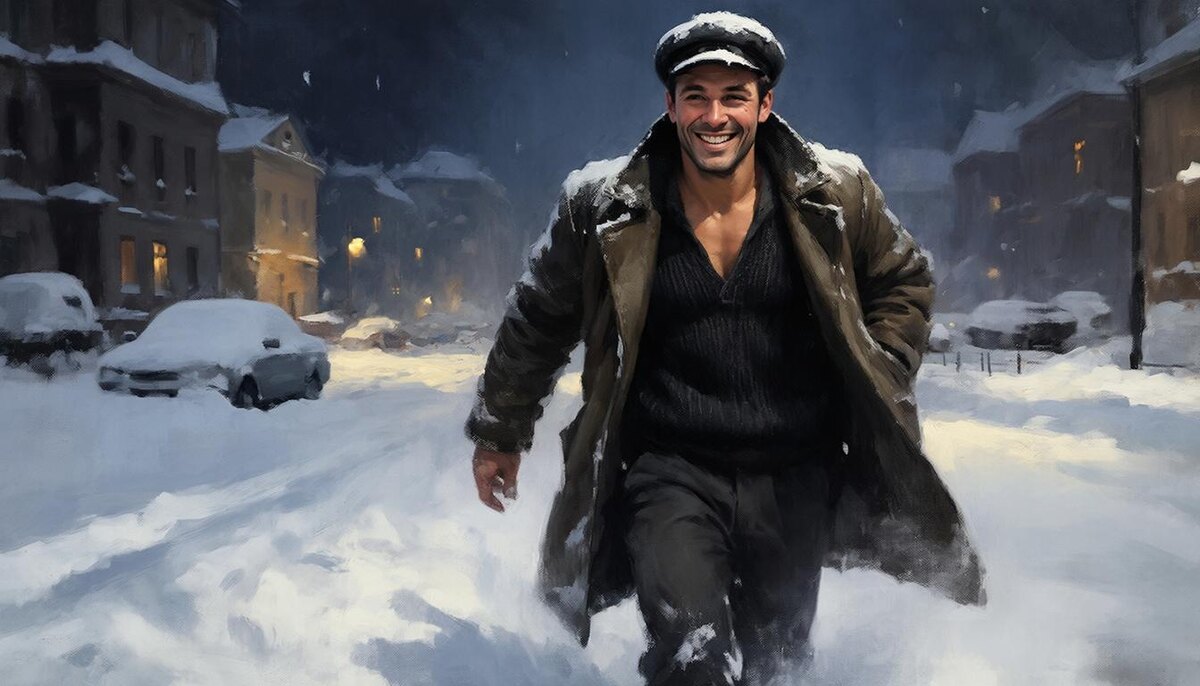 Обложка к стихотворению Алекса Крау "С Новым 2026 годом"