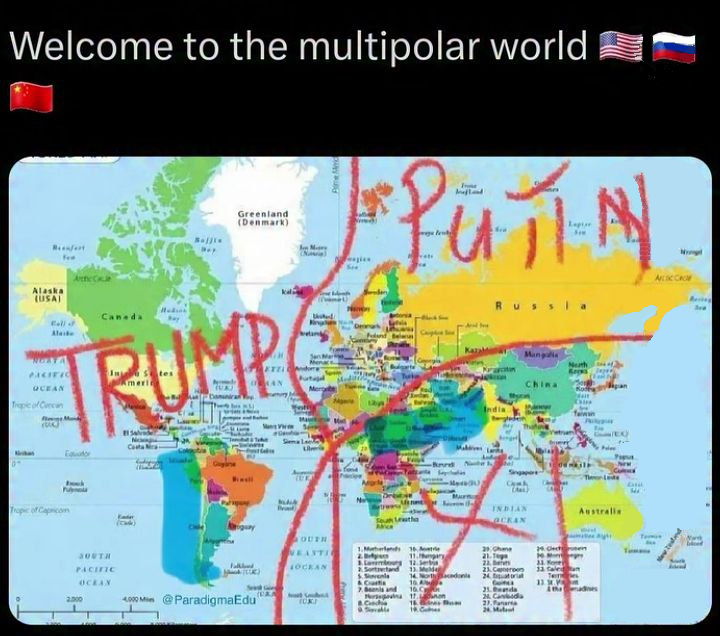 Карта раздела мира 2026 (изображение взято из открытого доступа)