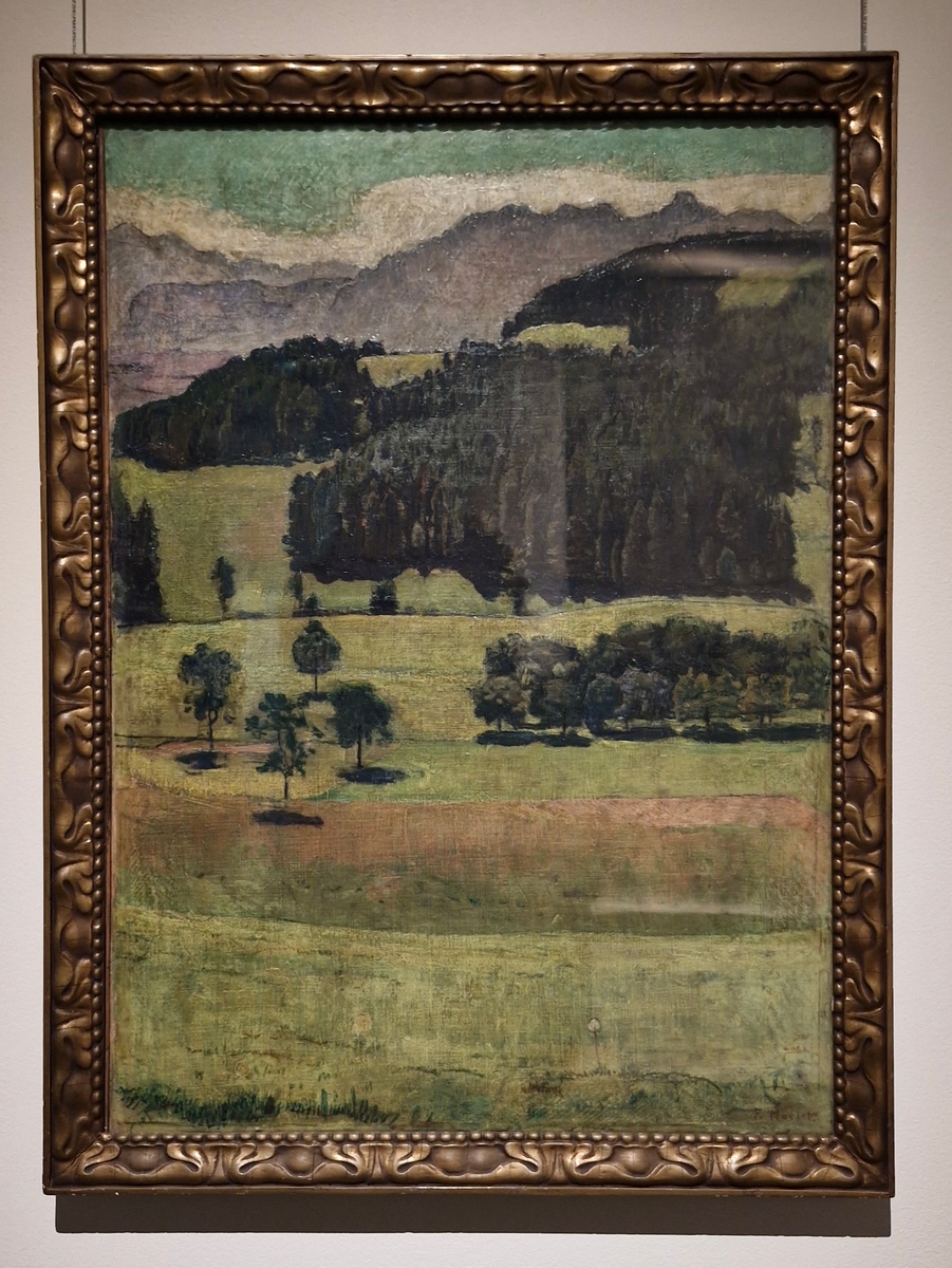 Пейзаж. Дубы в Штокхорне. Фердинанд Ходлер (1898)